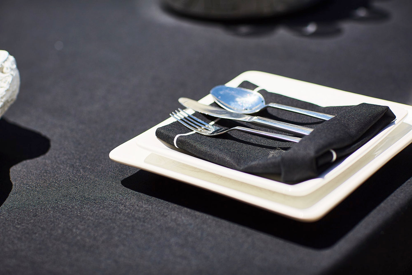 Mantelería Black & White