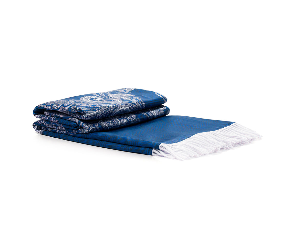 Plaid Verbier Azul