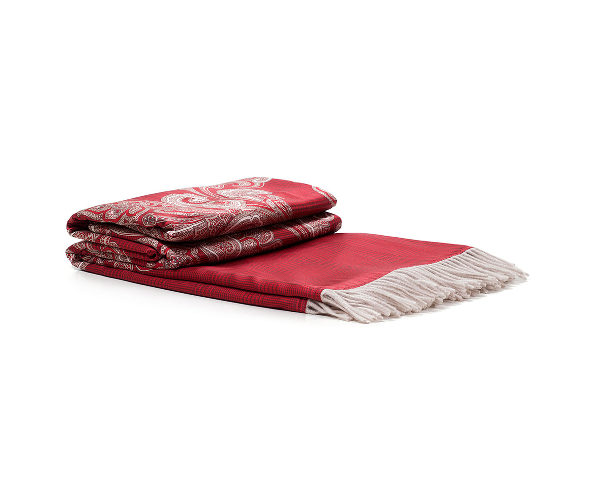 Plaid Verbier Rojo